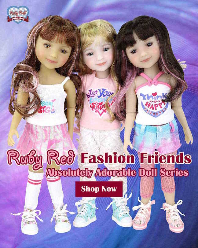 Ruby Red Fashion Friends Banner